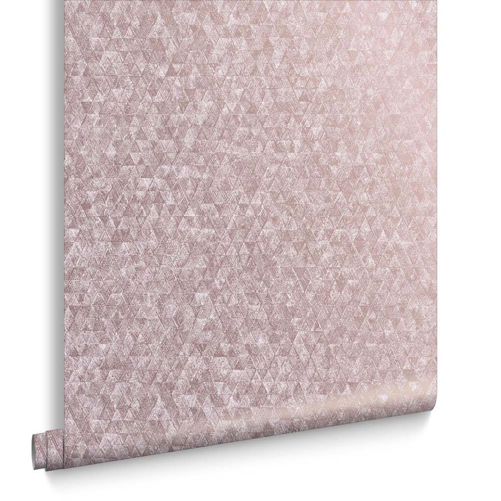 105109 - Trinity Wallpaper - Soft Rose Gold - Graham & Brown
