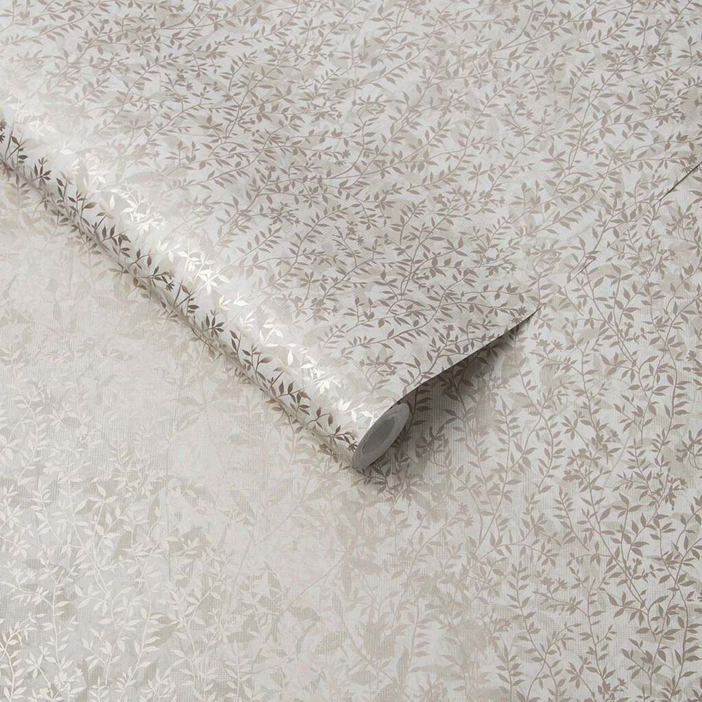 105115 - Botany Wallpaper - Soft Gold - Graham & Brown