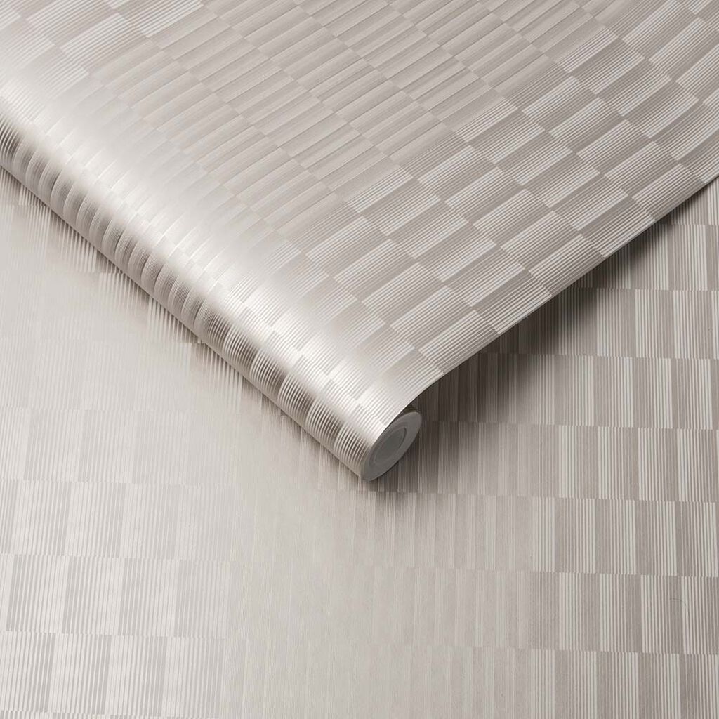 105119 - Symmetry Wallpaper - Soft Gold - Graham & Brown