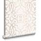 105236 - Shoji Wallpaper - Blossom & Rose Gold - Graham & Brown