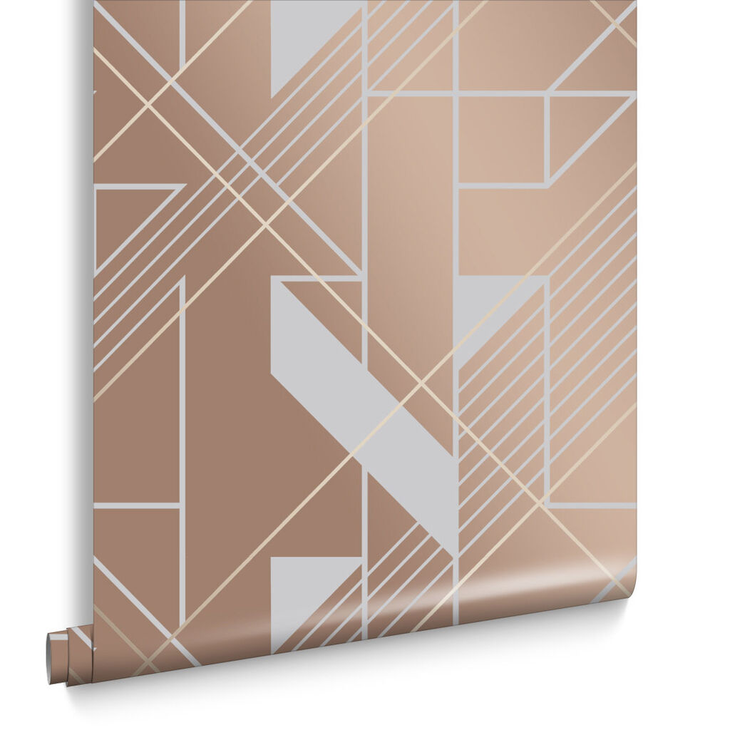 105244 - Graphic Wallpaper - Blush - Graham & Brown