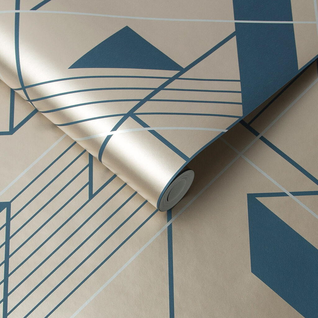 105246 - Graphic Wallpaper - Cobalt - Graham & Brown