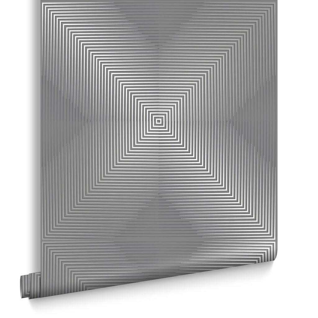 105252 - Optical Wallpaper - Shadow - Graham & Brown