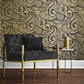 105272 - Hula Wallpaper - Swirl Guilded - Graham & Brown