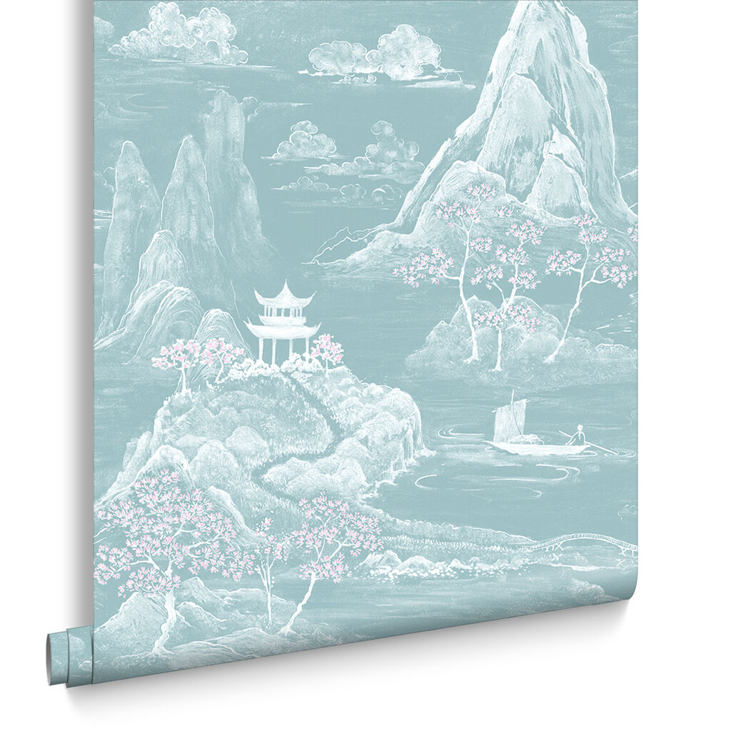 105288 - Himitsu Wallpaper - Jade - Graham & Brown