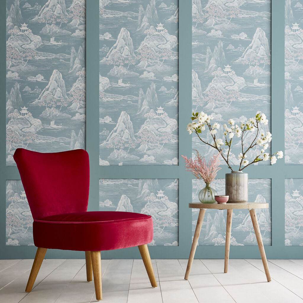 105288 - Himitsu Wallpaper - Jade - Graham & Brown