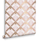 105582 - Beau Wallpaper - Pink Rose Gold - Graham & Brown