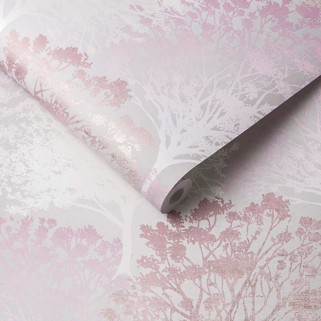 105656 - Grove Wallpaper - Blush - Graham & Brown