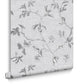 105671 - Twining Wallpaper - Silver - Graham & Brown