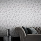 105671 - Twining Wallpaper - Silver - Graham & Brown