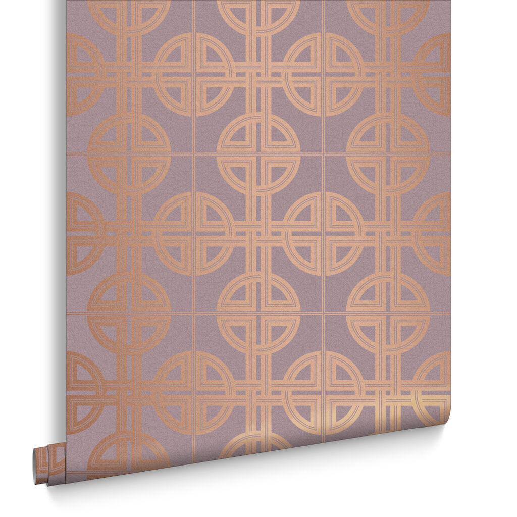 105782 - Asian Lattice Wallpaper - Blush - Graham & Brown