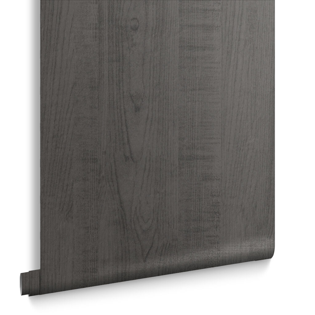 105861 - Wood Grain Wallpaper - Grey - Graham & Brown