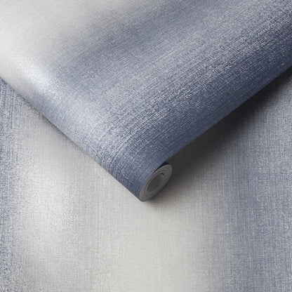 105900 - Wild Flower Stripe Wallpaper - Ink - Graham & Brown