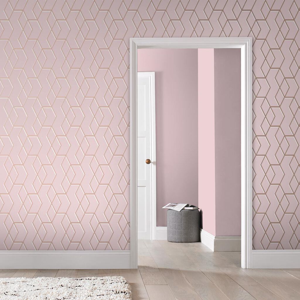 105910 - Archetype Wallpaper - Pink - Graham & Brown