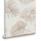 105934 - Lotus Wallpaper - Cream - Graham & Brown