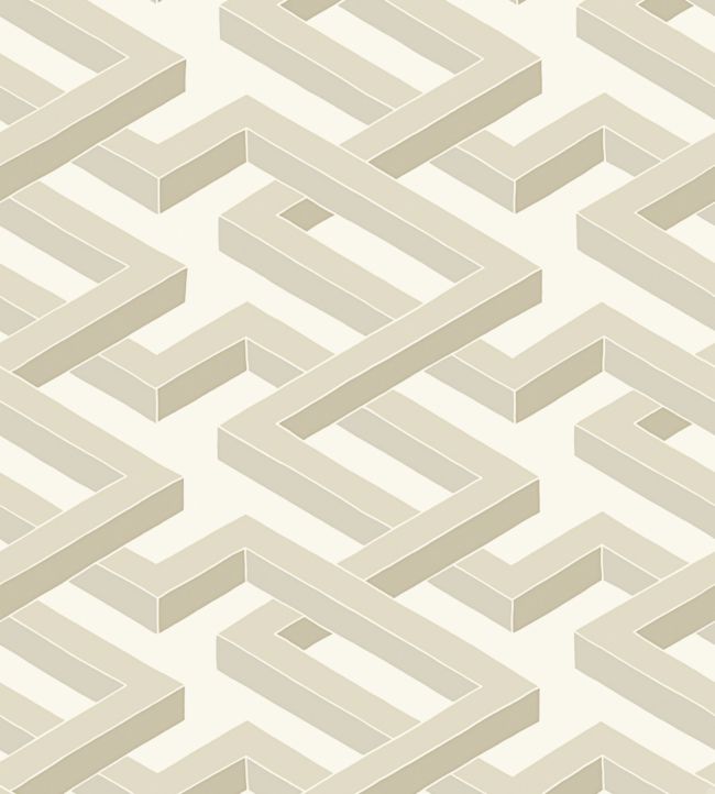 Luxor Wallpaper - Stone on White - 105/1003