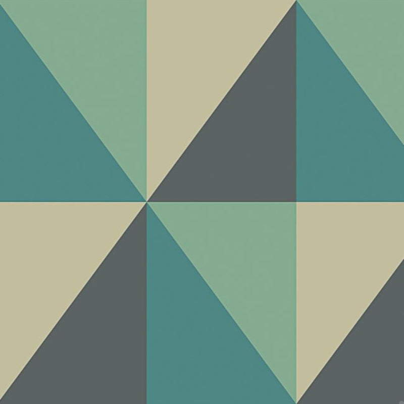 Apex Grand Wallpaper - Viridian, Petrol & Ink - 105/10045