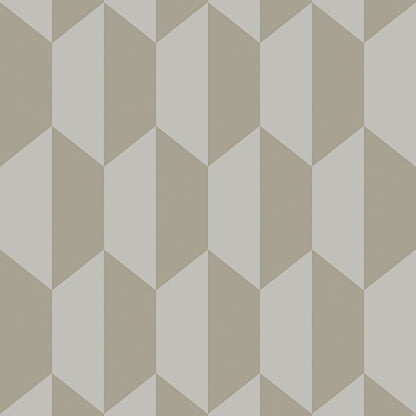 Tile Wallpaper - Metallic Gilver & Grey - 105/12053