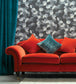 Puzzle Wallpaper - Heath Grey on Charcoal - 105/2011