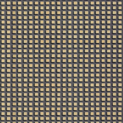 Mosaic Wallpaper - Metallic Gold on Soot - 105/3013