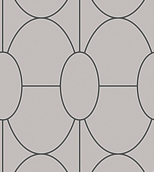 Riviera Wallpaper - Charcoal on Stone - 105/6027