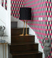 Delano Wallpaper - Magenta, White & Charcoal - 105/7033