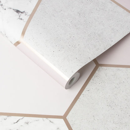 106344 - Earthen Wallpaper - Rose Quartz - Graham & Brown