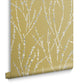 106426 - Floret Wallpaper - Mustard - Graham & Brown