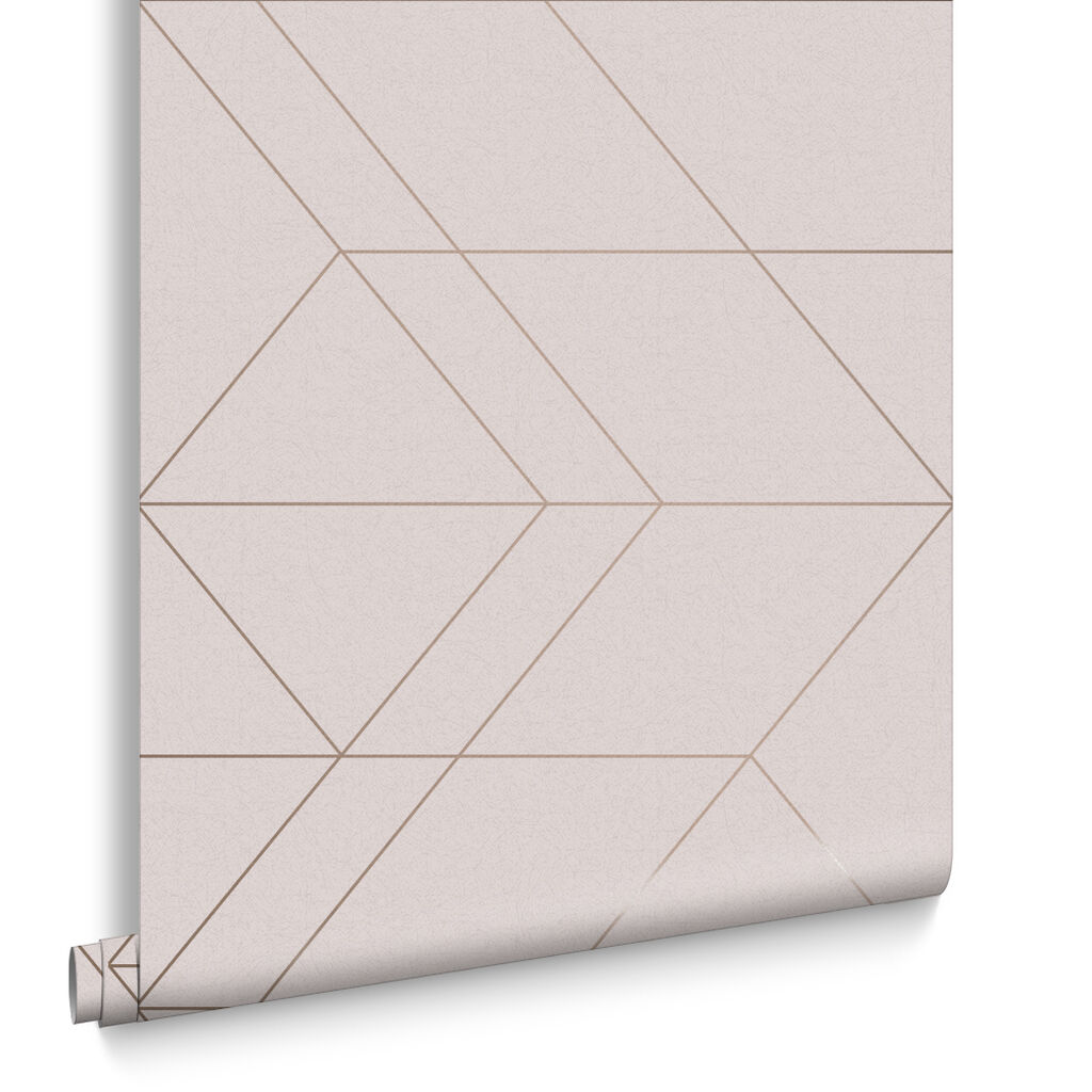106755 - Balance Wallpaper - Blush Rose Gold - Graham & Brown
