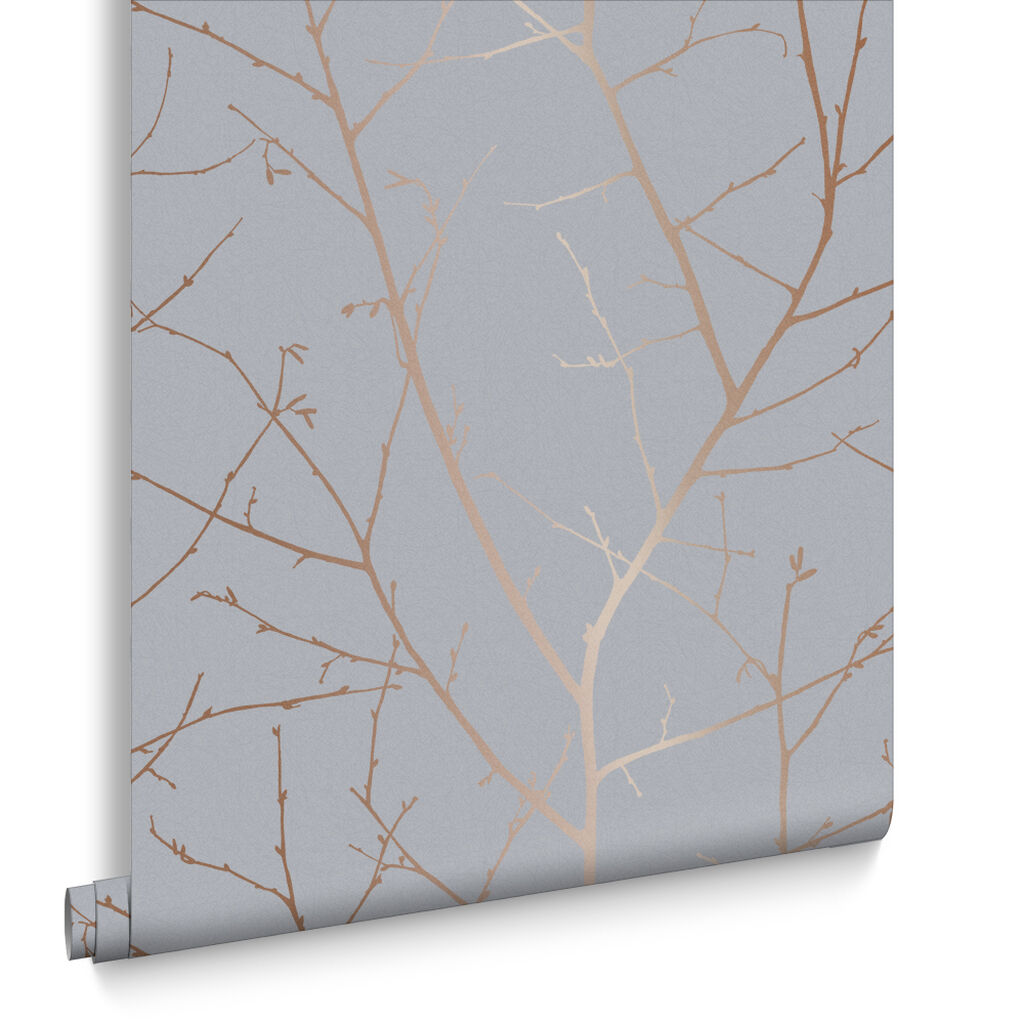 107580 - Boreas Wallpaper - Soft Grey - Graham & Brown