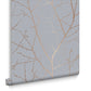 107580 - Boreas Wallpaper - Soft Grey - Graham & Brown