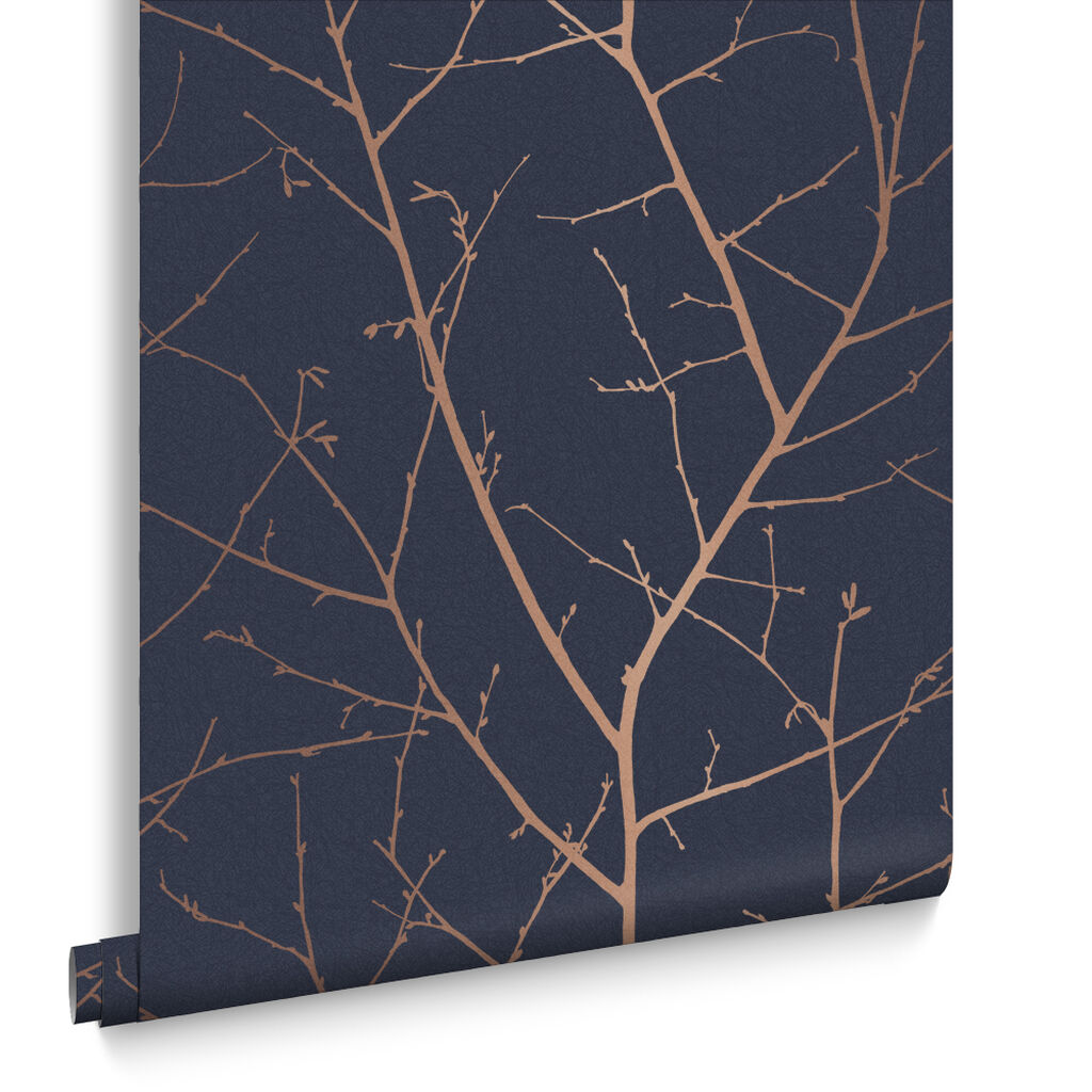 107581 - Boreas Wallpaper - Midnight - Graham & Brown