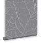 107583 - Boreas Wallpaper - Deep Grey - Graham & Brown