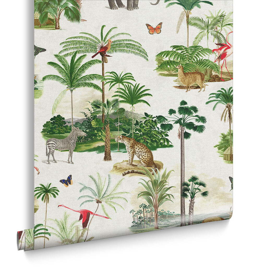 107598 - Tropique Zoo Wallpaper - Wild - Graham & Brown