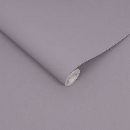 107630 - Blissful Plain Wallpaper - Heather - Graham & Brown