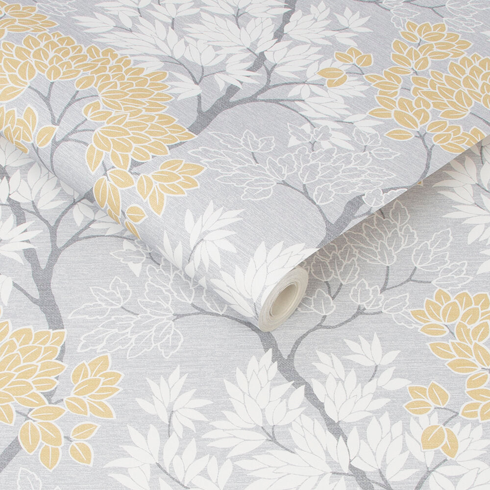 Lykke Tree Wallpaper - Yellow