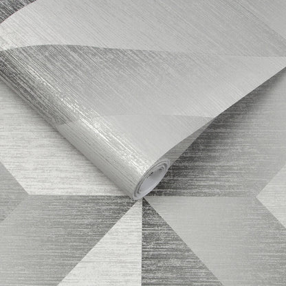 107865 - Atelier Geo Wallpaper - Slate - Graham & Brown
