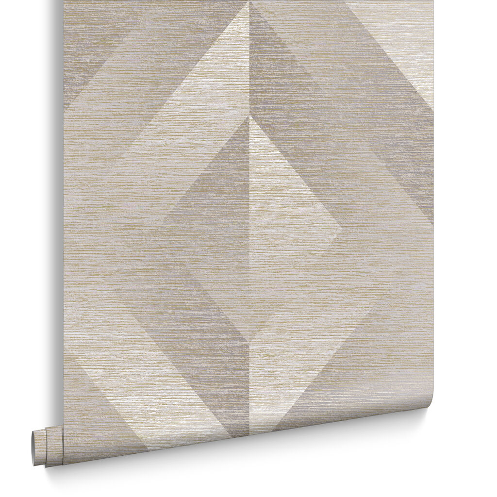 107866 - Atelier Geo Wallpaper - Stone - Graham & Brown