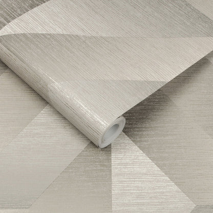 107866 - Atelier Geo Wallpaper - Stone - Graham & Brown