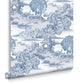 107883 - Edo Wallpaper - Blue - Graham & Brown