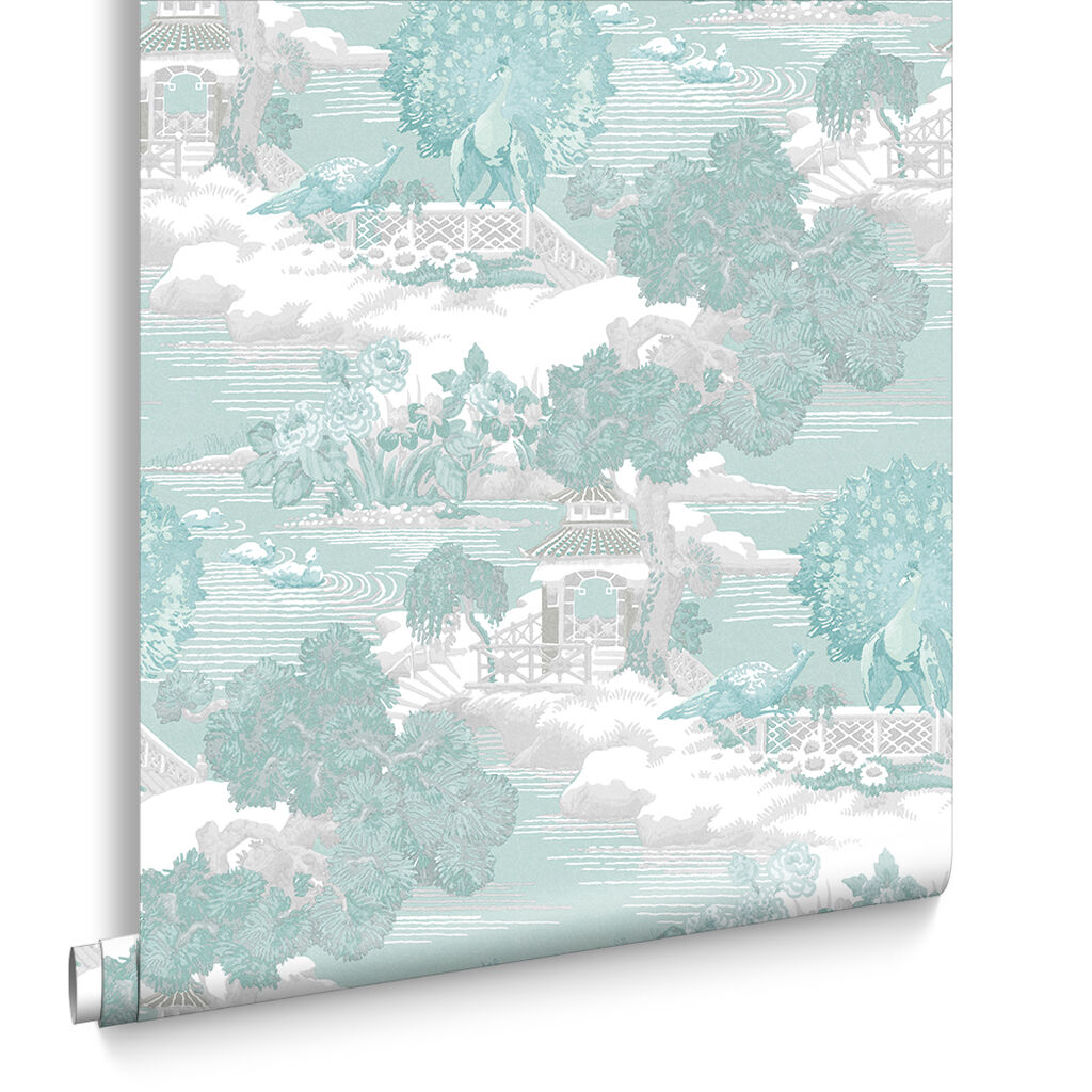 107884 - Edo Wallpaper - Mint - Graham & Brown