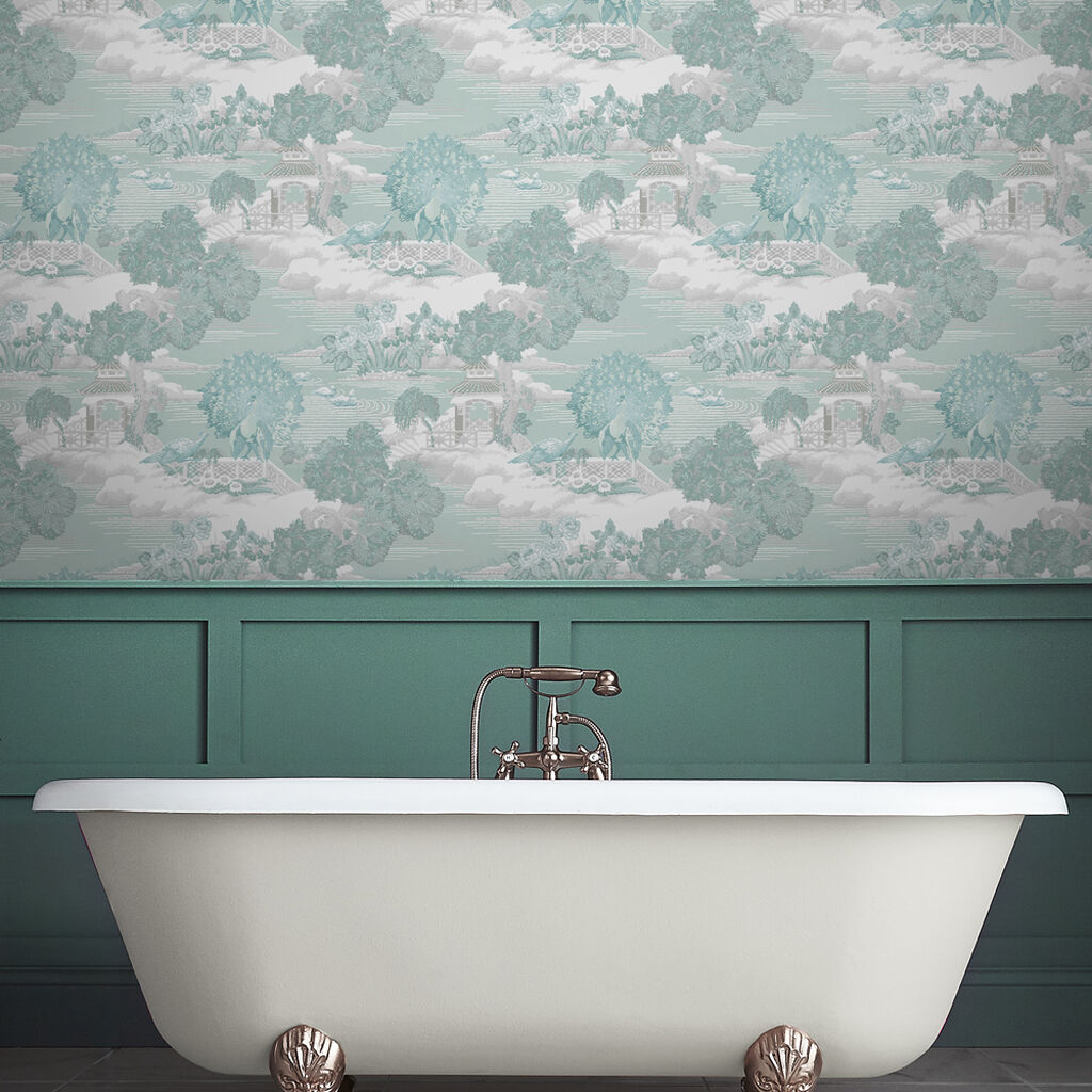 107884 - Edo Wallpaper - Mint - Graham & Brown