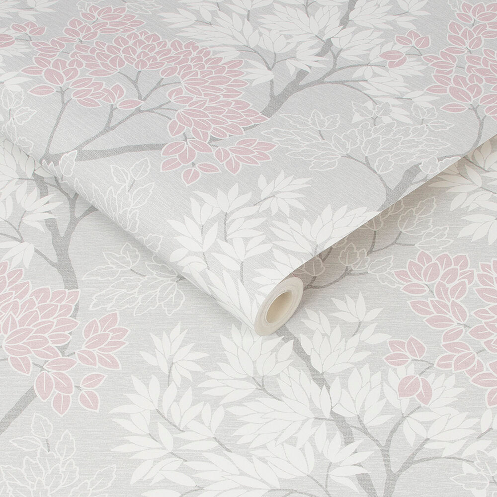 Lykke Tree Wallpaper - Pink