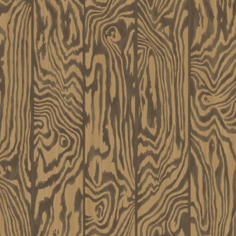 Zebrawood Wallpaper - Soot on Spice - 107/1002
