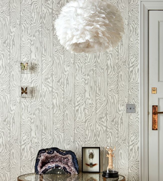 Zebrawood Wallpaper - Soot on Snow - 107/1003