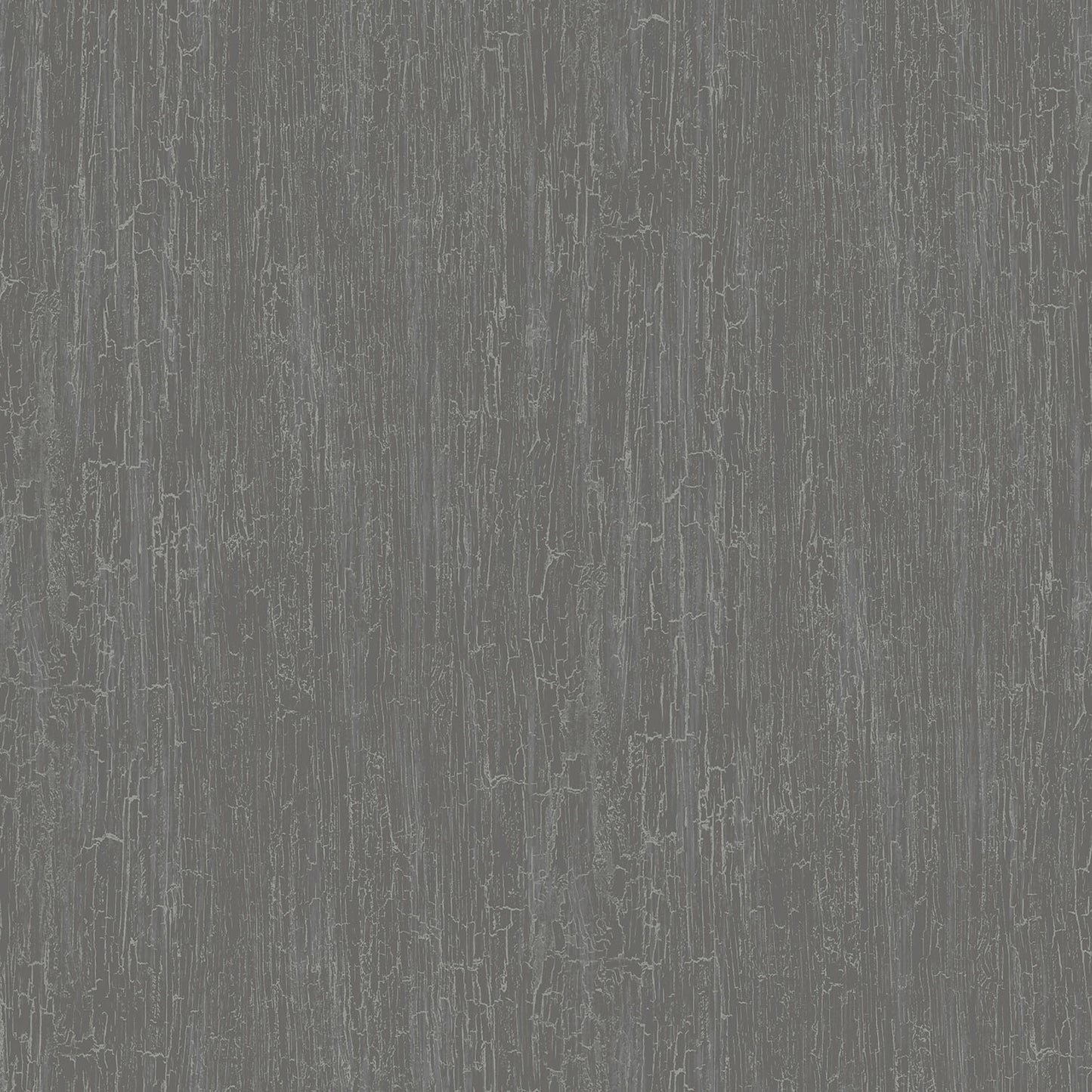 Crackle Curio Wallpaper - Metallic Gilver on Charcoal - 107/11050