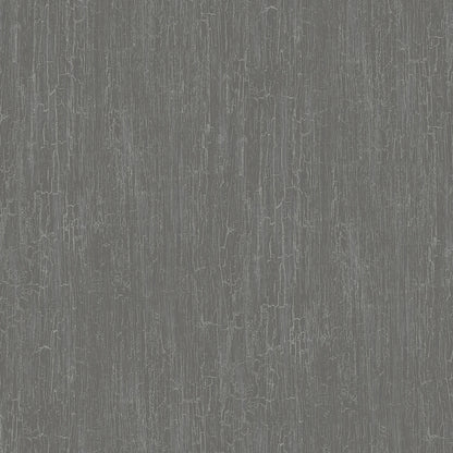 Crackle Curio Wallpaper - Metallic Gilver on Charcoal - 107/11050