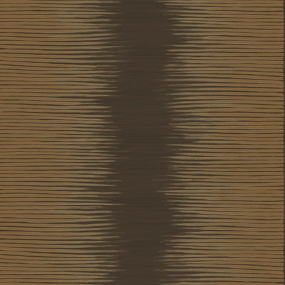 Plume Wallpaper - Metallic Bronze on Soot - 107/3016