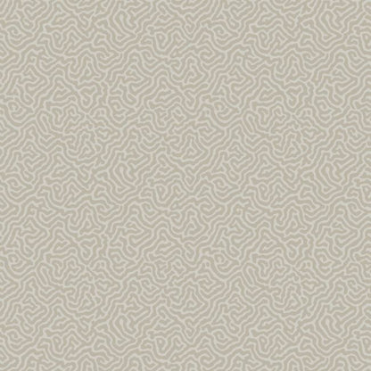 Vermicelli Wallpaper - Metallic Gilver on Stone - 107/4019