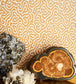 Vermicelli Wallpaper - Metallic Gold on Sand - 107/4021